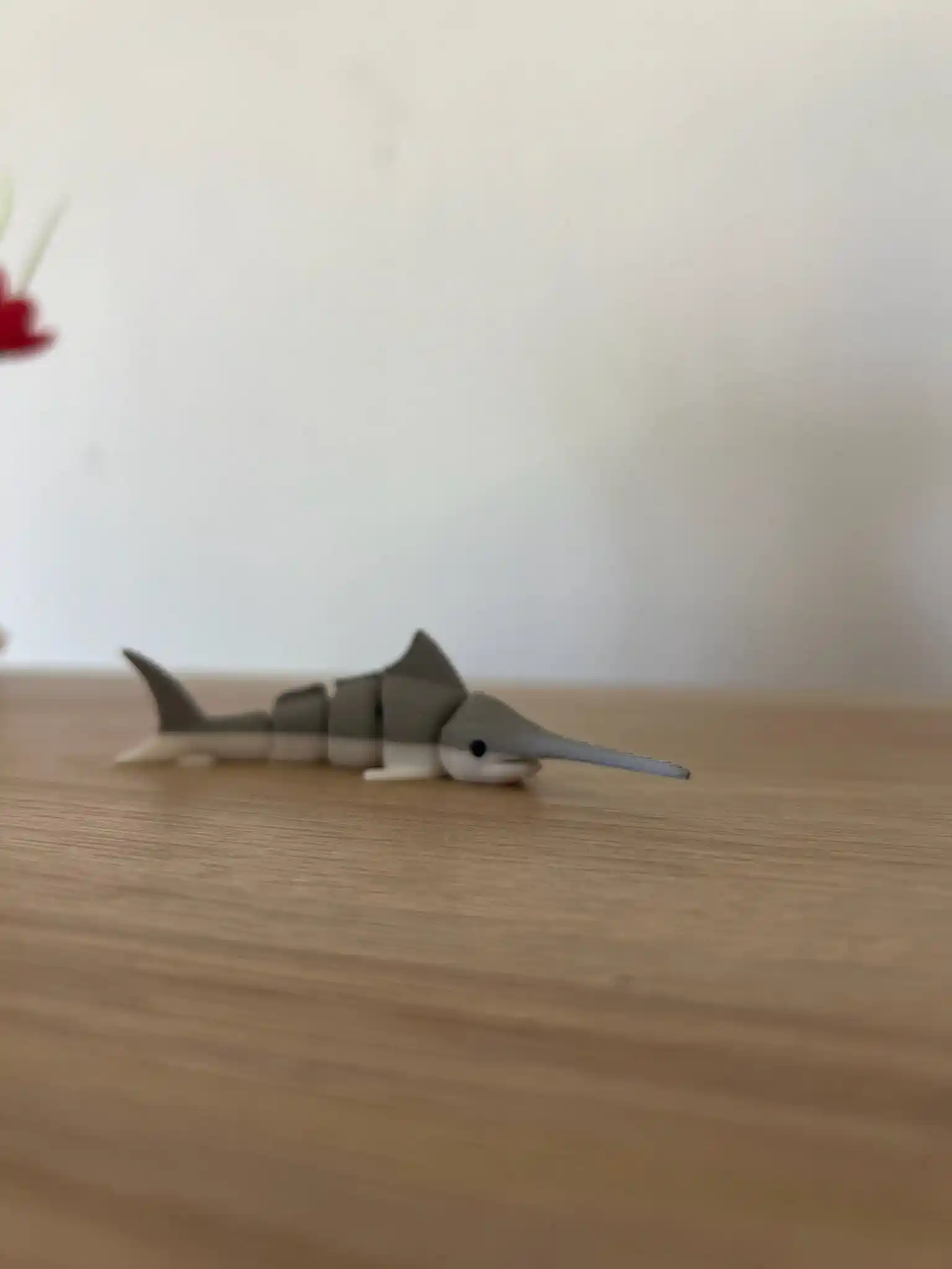 Mini Animal Flexível em Impressão 3D – Peixe Marlin